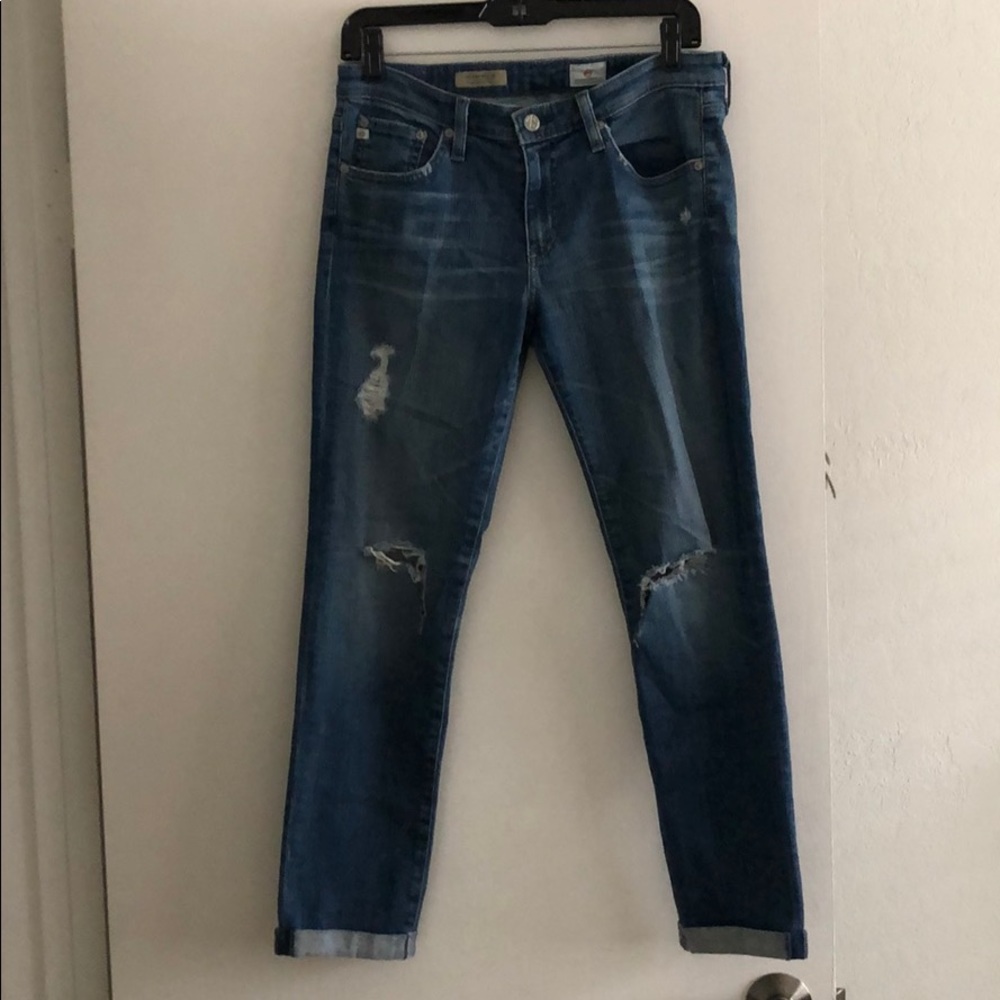 AG The Stilt Roll-Up Cigarette Jeans